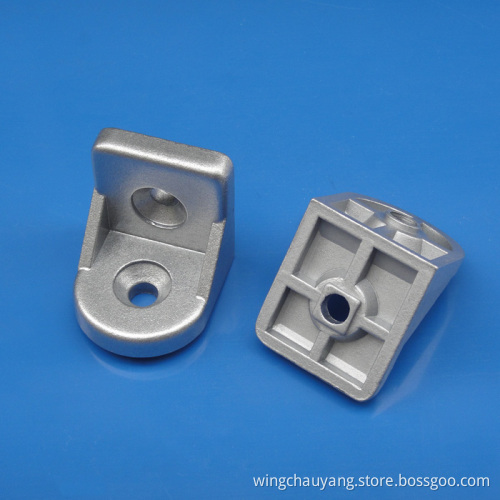 T Slot Gusset Element with Zn-Alloy Used for 40 Series